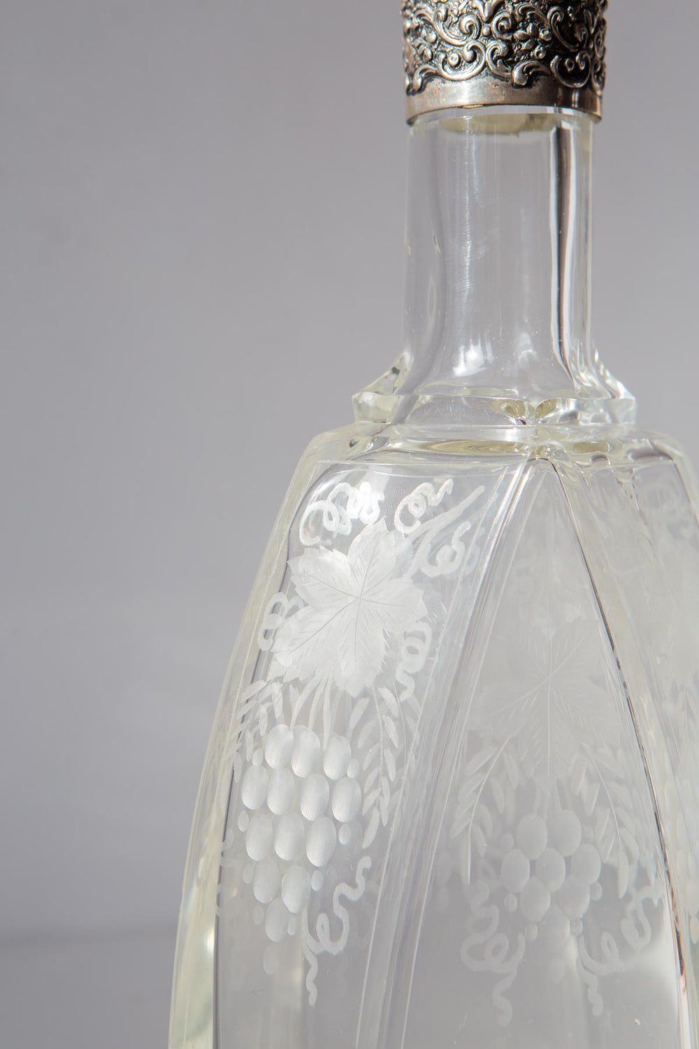 botella licor cristal tallado