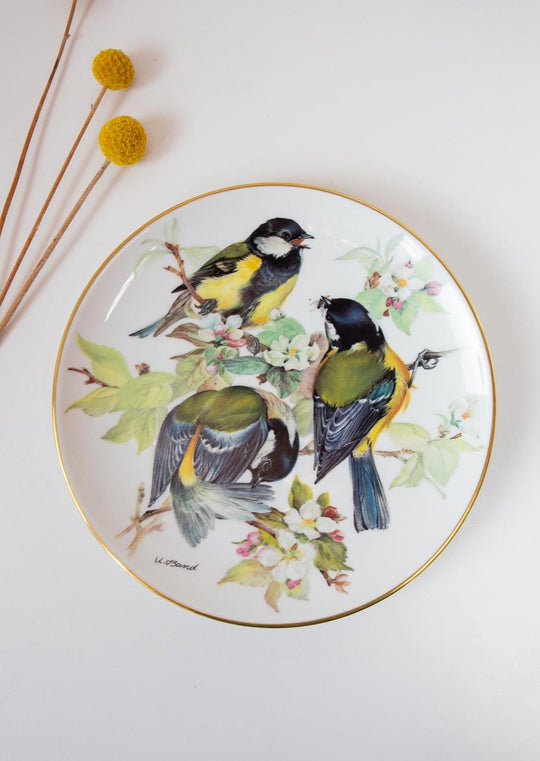 Plato decorativo pájaros WWF Ursula Band Tirschenreuth 1986 (3/7)