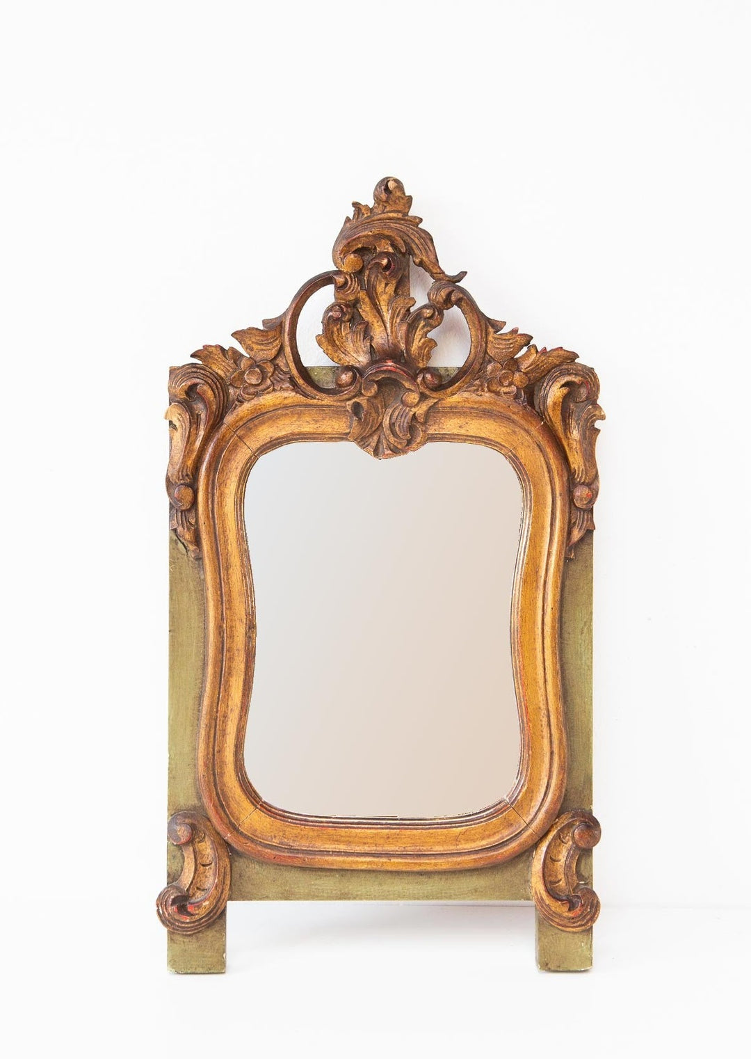 espejo antiguo dorado francés vintage mirror
