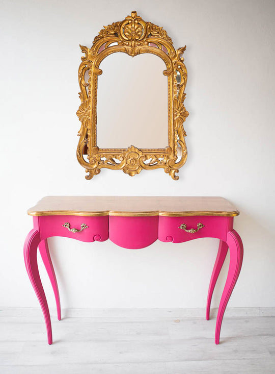 Antiguo espejo dorado francés estilo barroco antique french gilded mirror