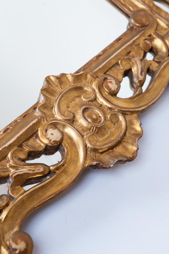 Antiguo espejo dorado francés estilo barroco antique french gilded mirror