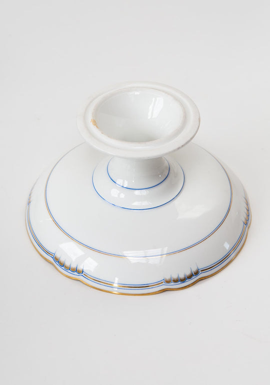 Antiguo frutero porcelana viejo Limoges (⌀ 22 cm)