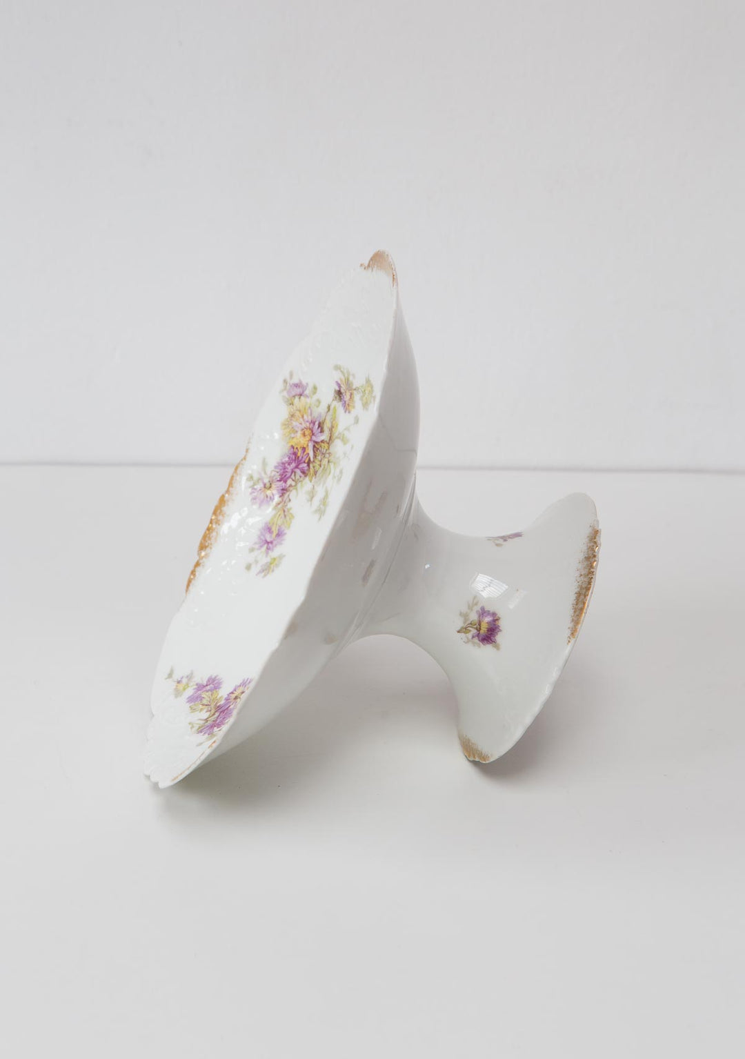 Antiguo frutero porcelana Limoges fruit stand