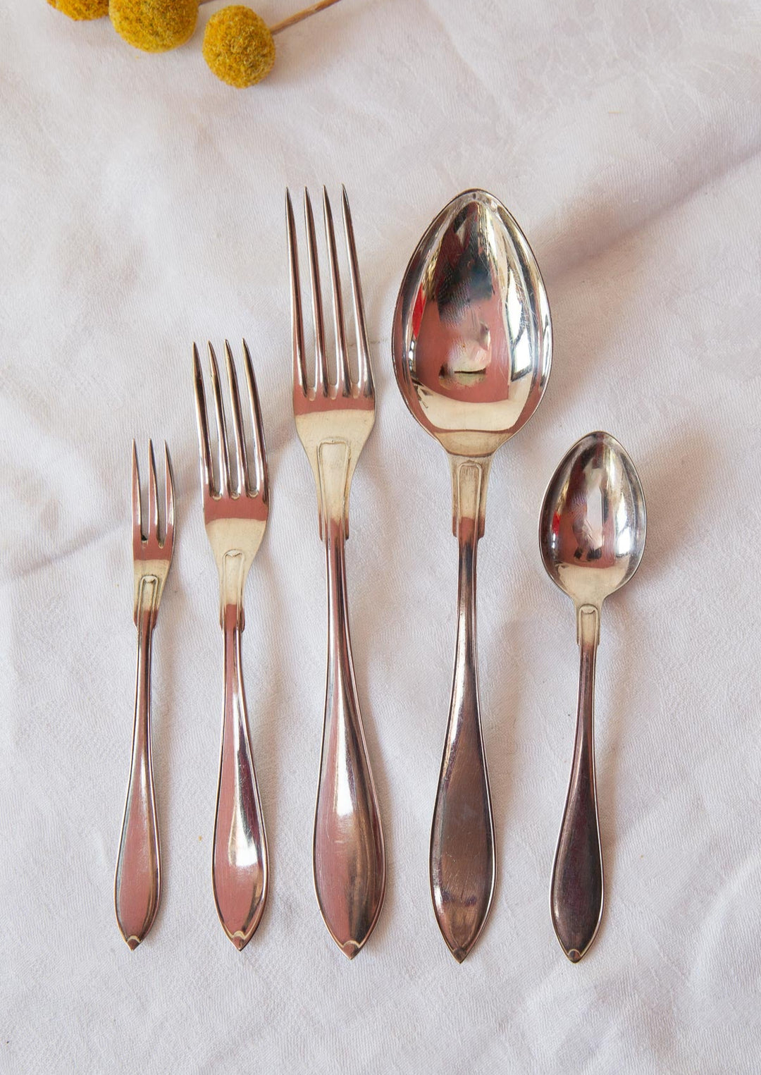 cubiertos suecos postre antiguos