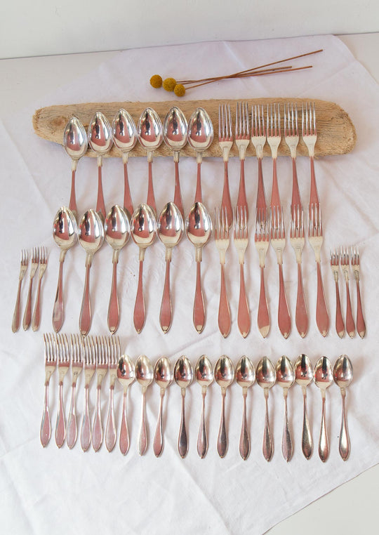 cubiertos suecos postre antiguos