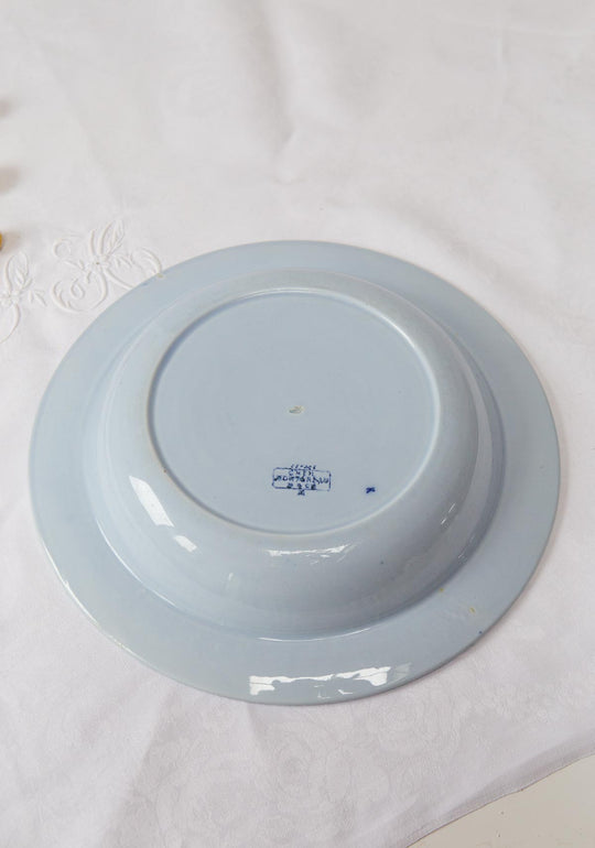 Antigua fuente honda Japon Creil Montereau (⌀ 28 cm)