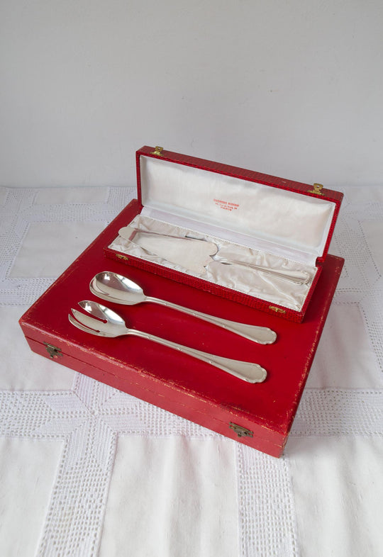 cuberteria ercuis trianon francesa antigua para 12