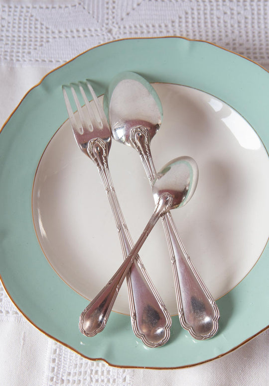 cuberteria ercuis trianon francesa antigua para 12