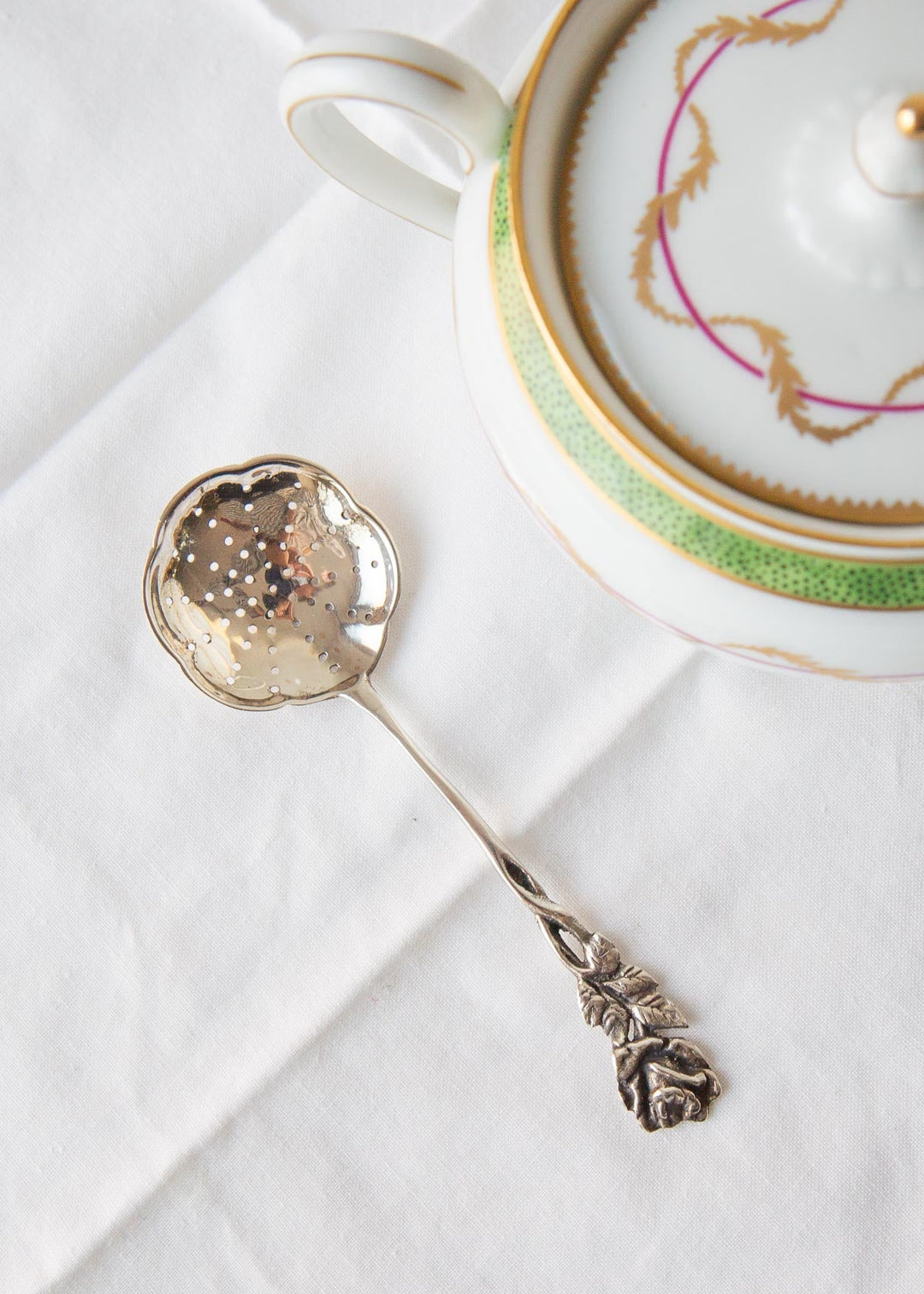 cucharilla espolvoreadora plata sueca años 1960s