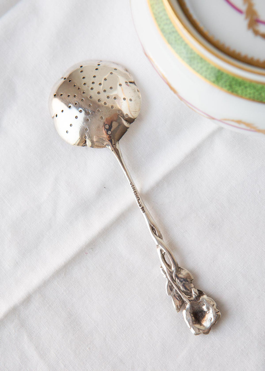 cucharilla espolvoreadora plata sueca años 1960s