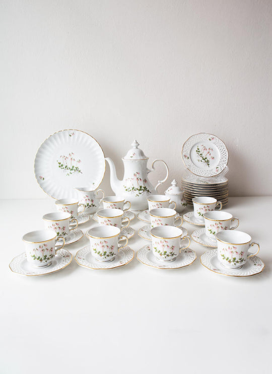 juego café porcelana sueca linnea borealis hackefors