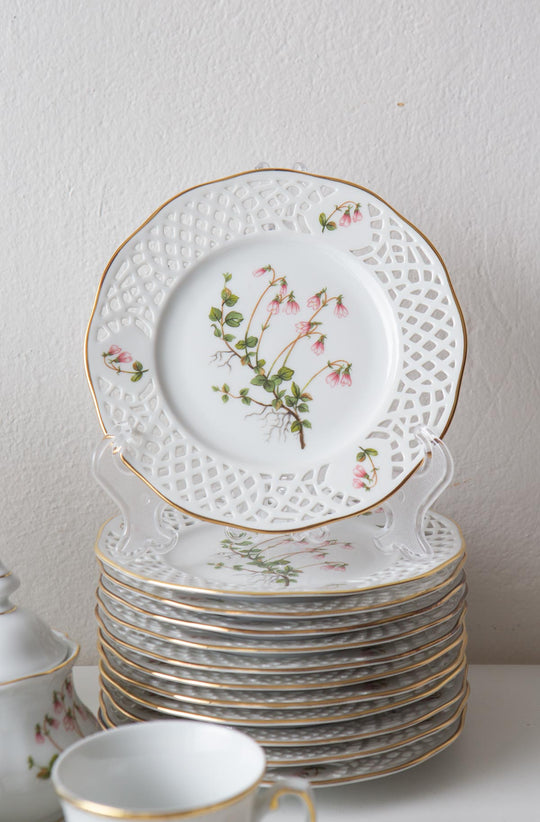 juego café porcelana sueca linnea borealis hackefors