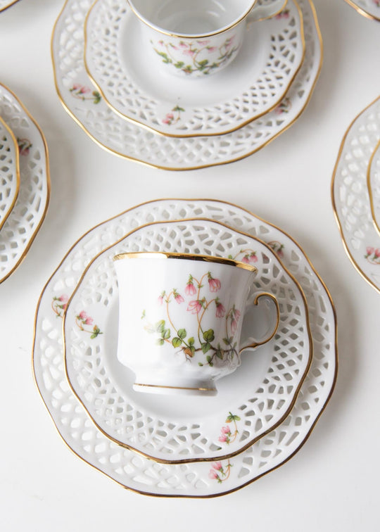 juego café porcelana sueca linnea borealis hackefors