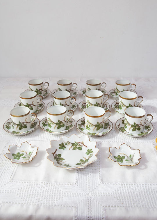 juego tazas porcelana Hackefors vinranka