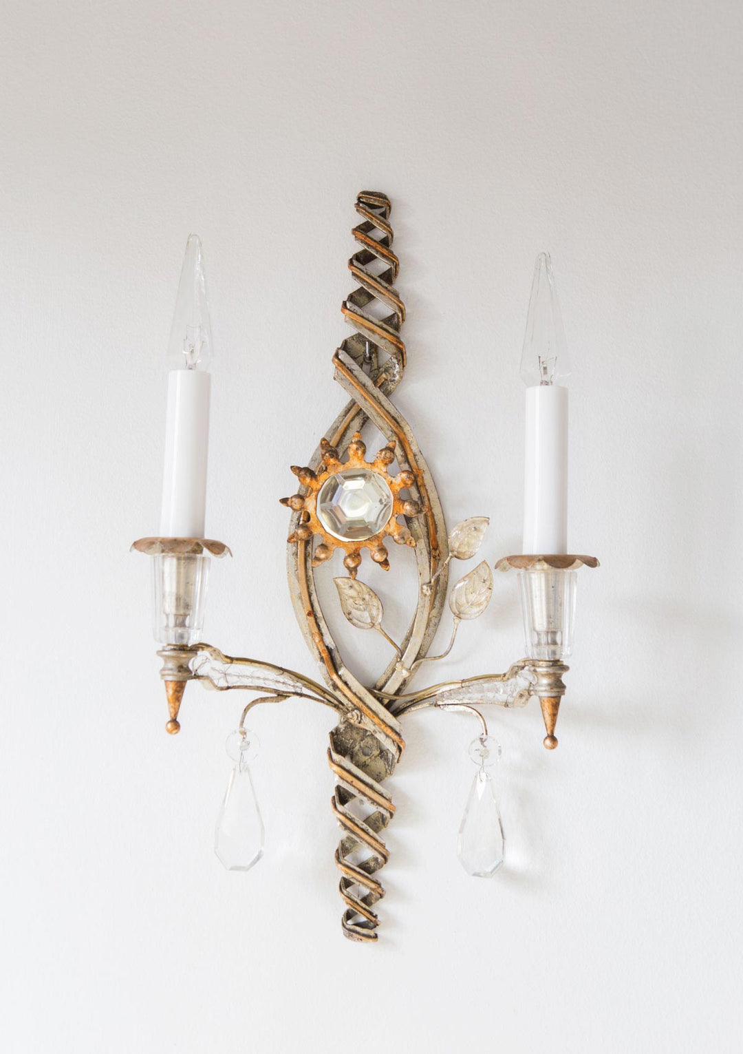 pareja apliques italianos banci vintage italian sconces wall lights