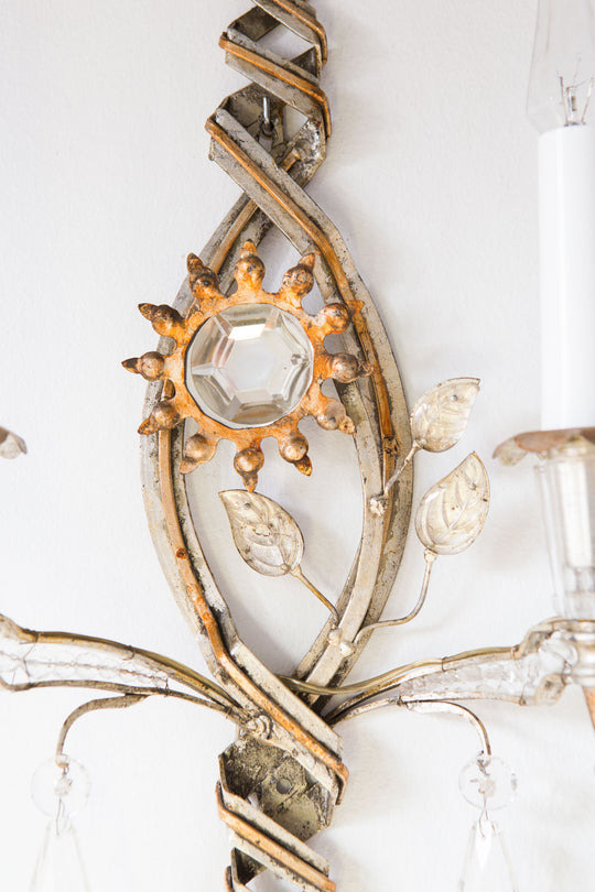 pareja apliques italianos banci vintage italian sconces wall lights