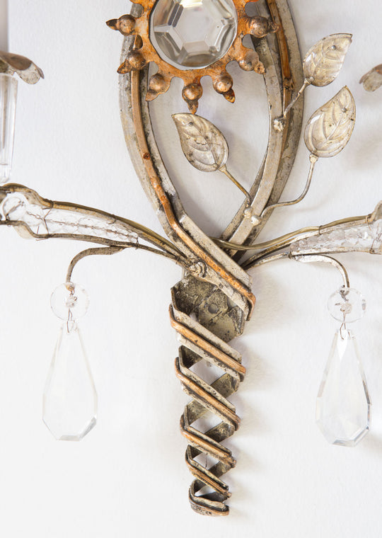pareja apliques italianos banci vintage italian sconces wall lights