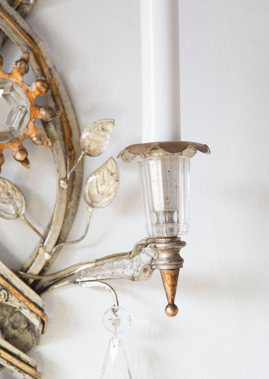 pareja apliques italianos banci vintage italian sconces wall lights
