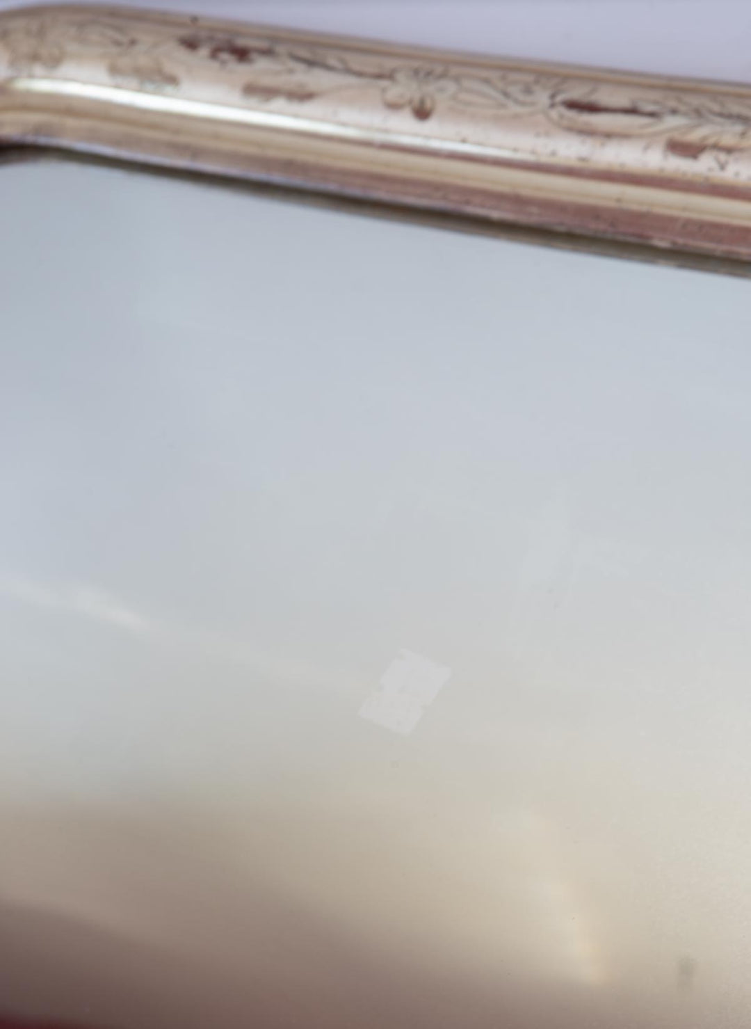 Espejo Louis Philippe madera dorada s. XIX Luis Felipe French gilded miroir