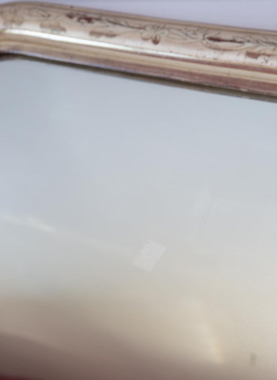 Espejo Louis Philippe madera dorada s. XIX Luis Felipe French gilded miroir