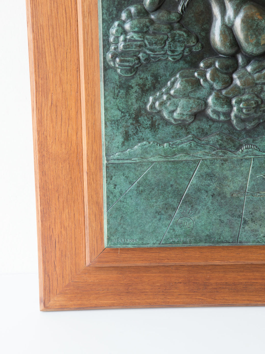 Bajo relieve escultura Salvador Dalí "Alegoría de la filosofía" bronce y madera sculpture allegory philosophy