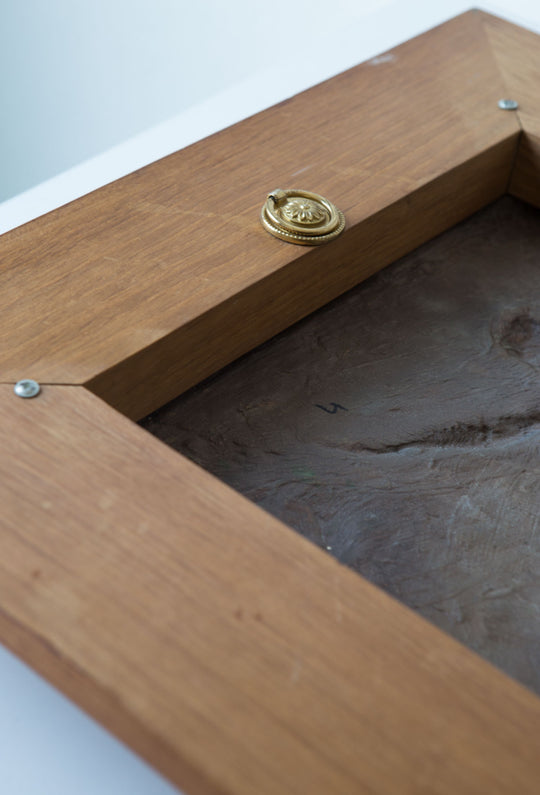 Bajo relieve escultura Salvador Dalí "Alegoría de la filosofía" bronce y madera sculpture allegory philosophy