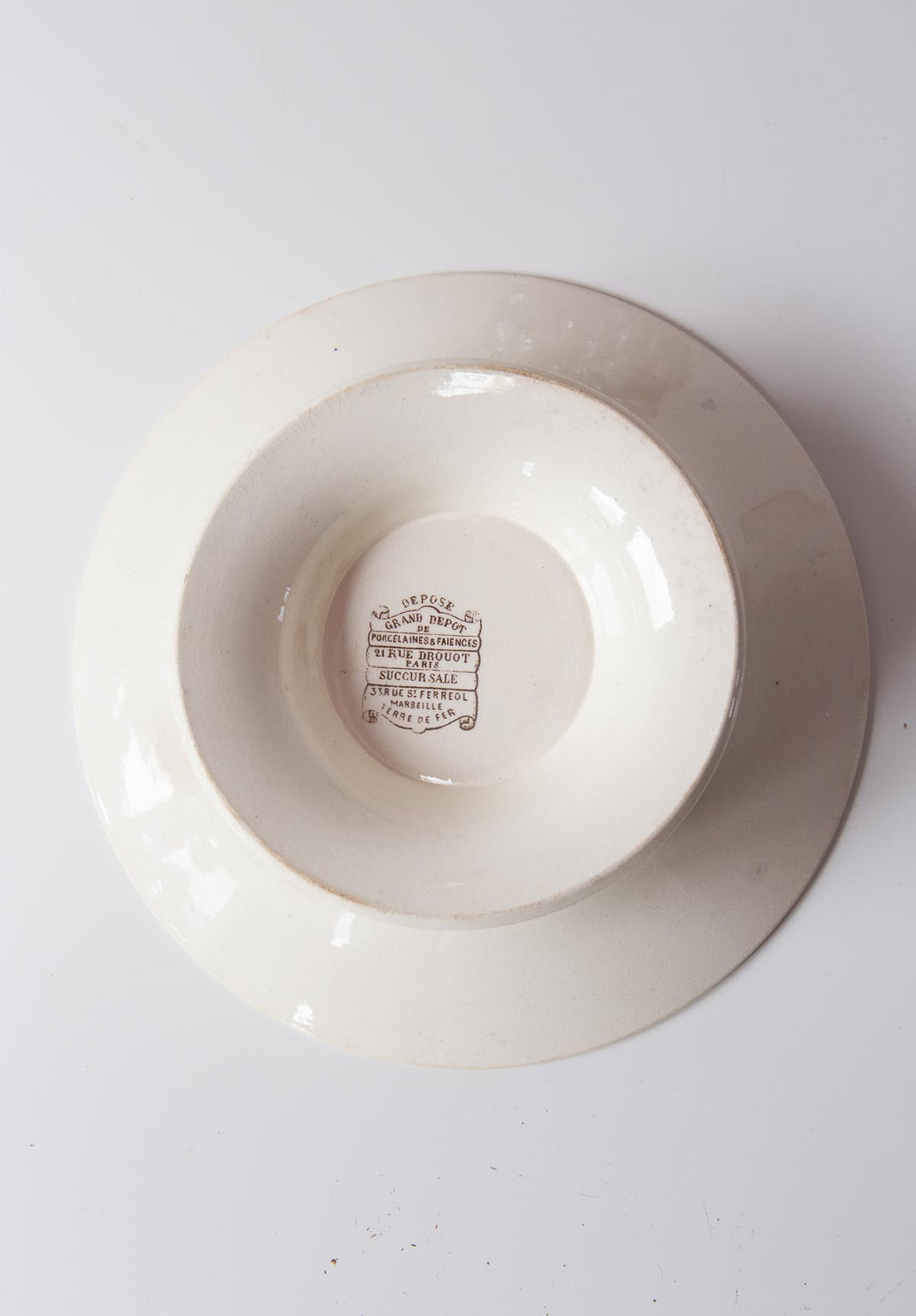 antiguo pie de tarta frances terre de fer