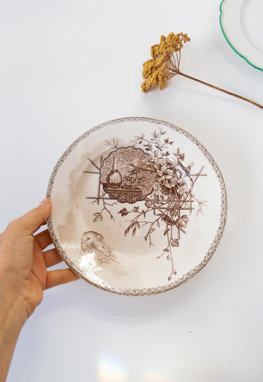 antiguo pie de tarta frances terre de fer