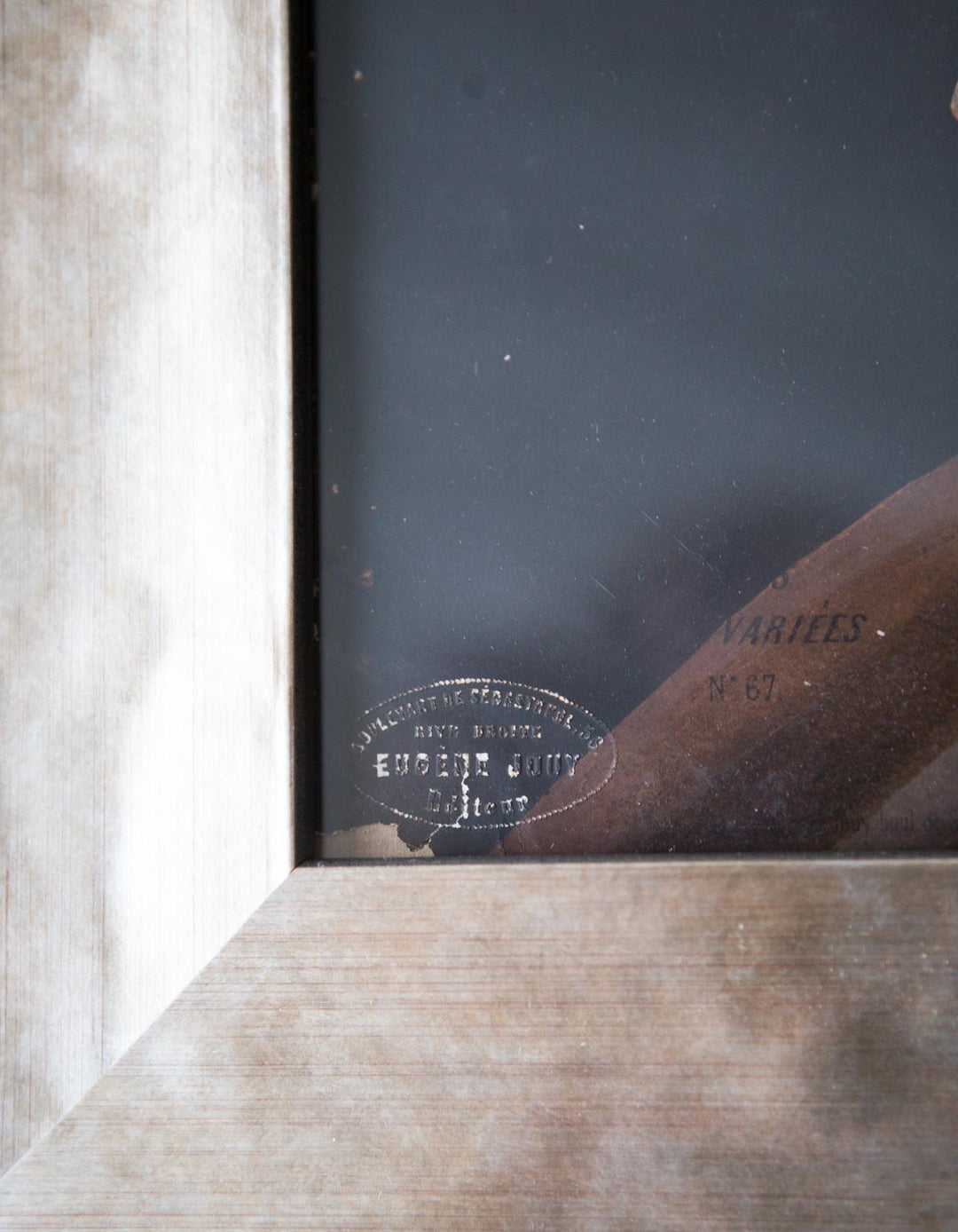 Cromolitografía La Escultura. Adolphe Lafosse. Francia 1856