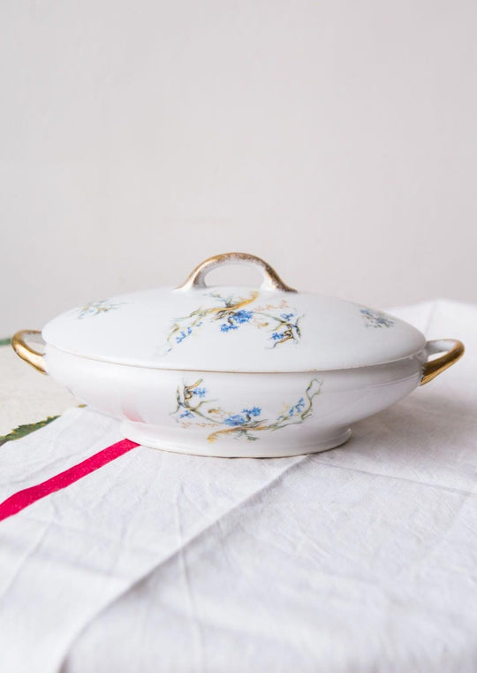Sopera porcelana A. Hache finales XIX antique french limoges tureen