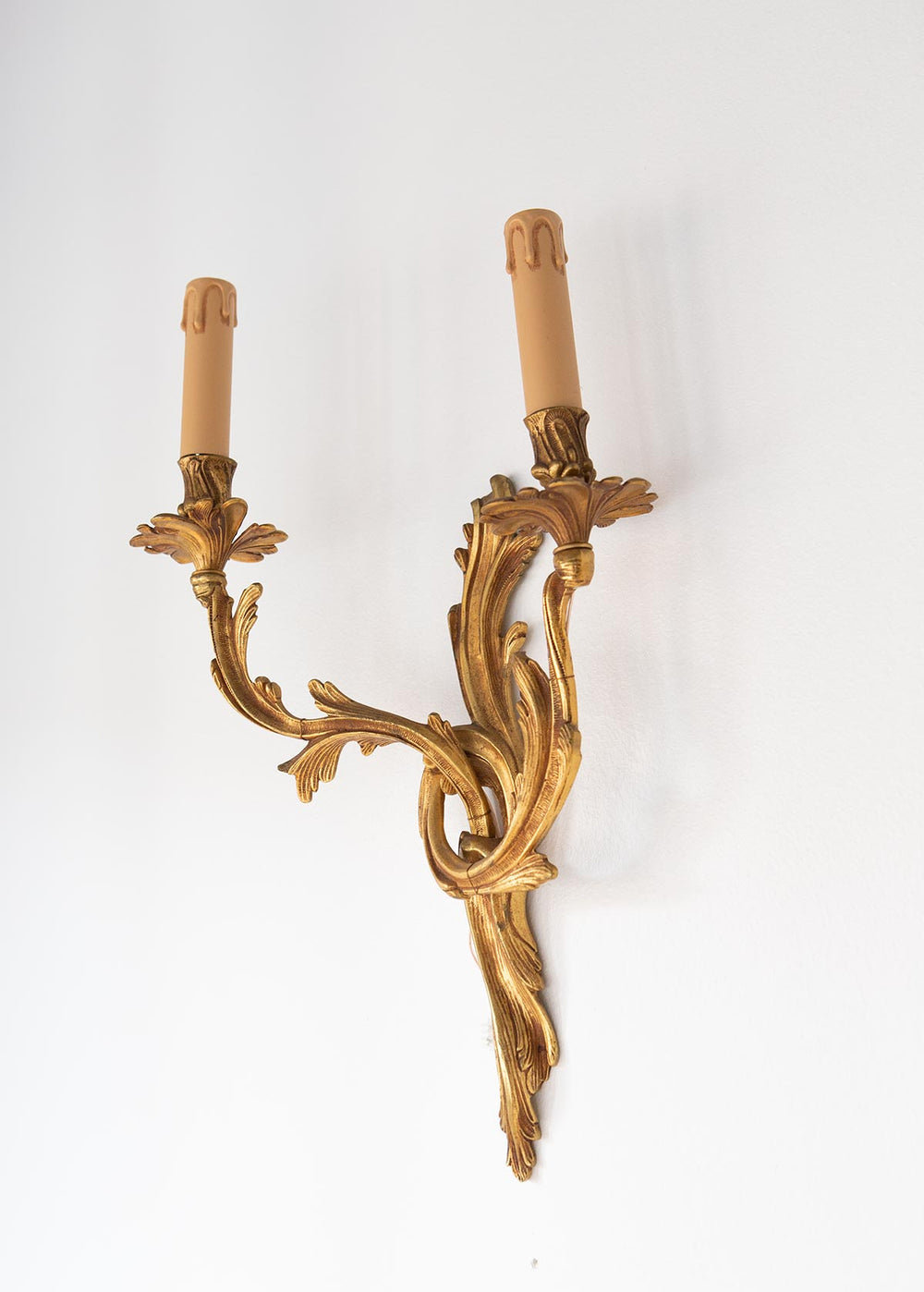 antiguo aplique bronce frances