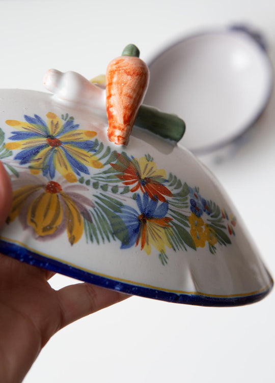 Gran sopera terre cuite Montagnon s. XIX french 19th century tureen