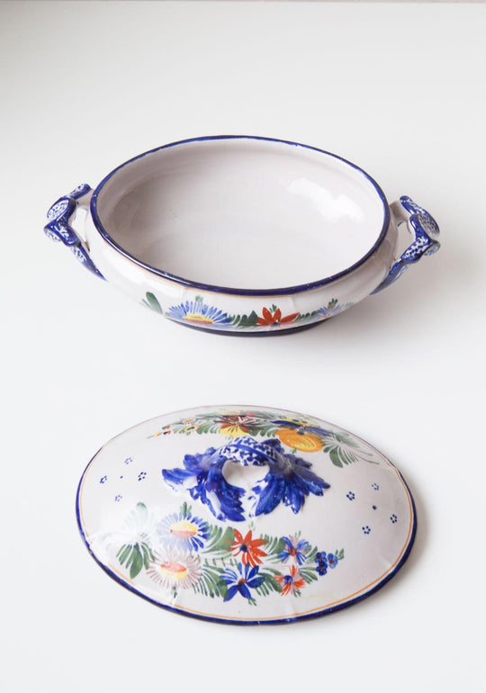 Sopera terre cuite Montagnon aprox. 1900 french tureen