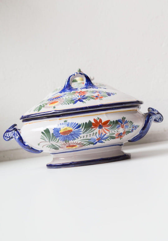 Sopera terre cuite Montagnon aprox. 1900 french tureen