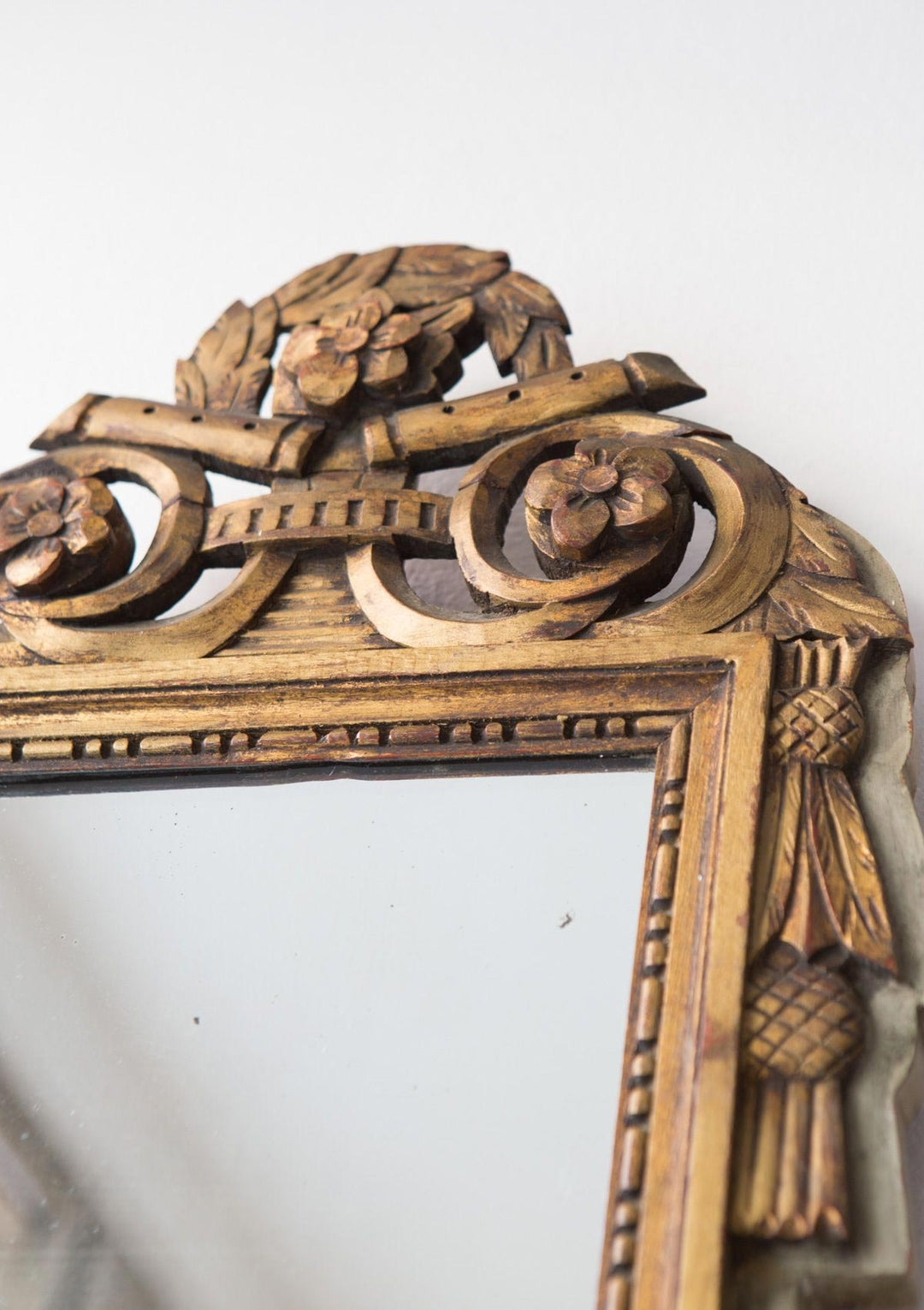 espejo antiguo dorado francés vintage gilded gold mirror 