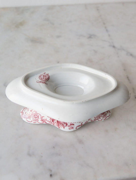 Salsera antigua francesa Saint Amand c. 1900 sauce bowl