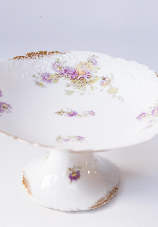 Antiguo frutero porcelana Limoges fruit stand