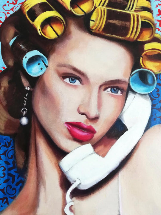 BEAUTY. Retrato de María del Roxo (100*70 cm)
