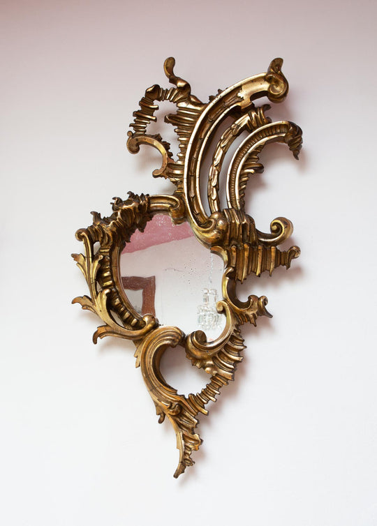 Pareja antiguos espejos dorados cornucopia antique french gilded mirrors