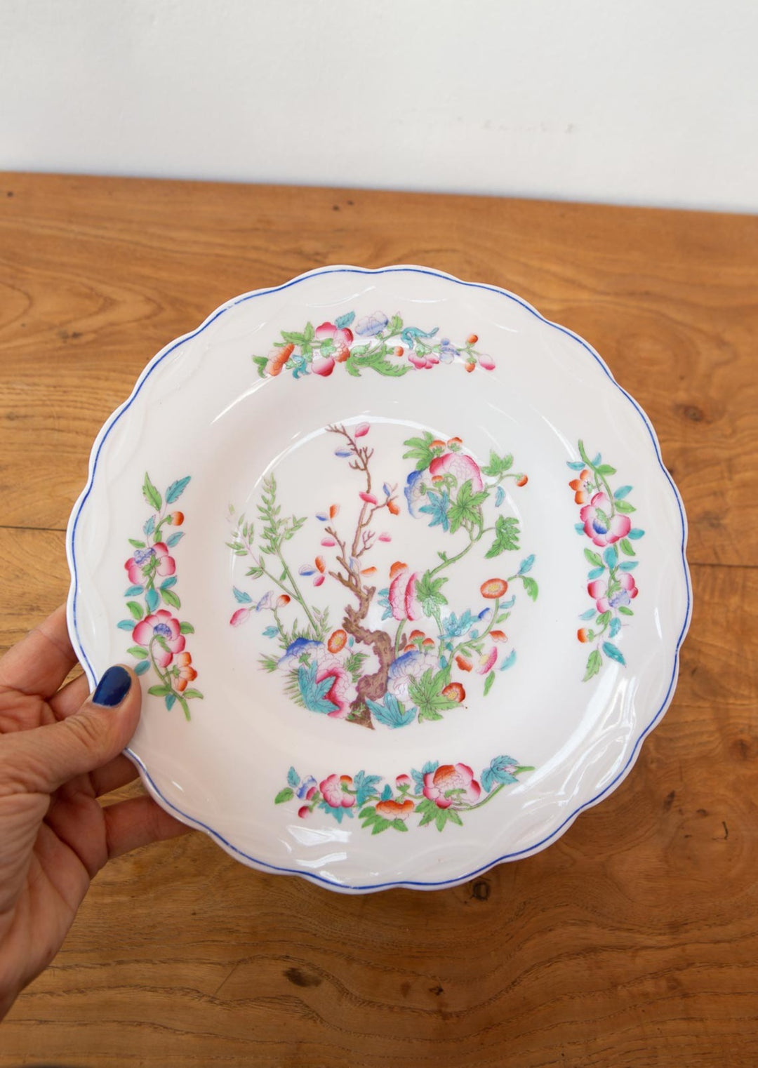 Antiguos platos ingleses porcelana 23 cm english dinner plates
