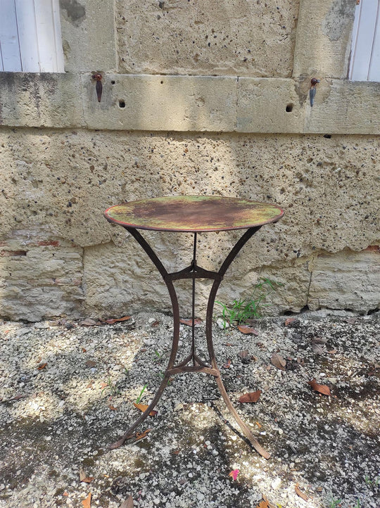 Antigua mesa jardín francesa 50 cm (VENDIDA)