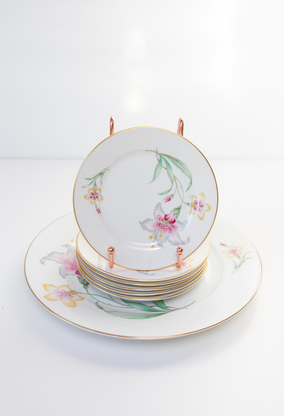 juego postre porcelana alemana rosenthal vintage

