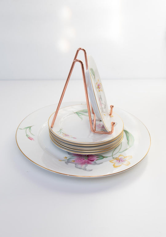 Juego postre porcelana alemana Rosenthal (7 PIEZAS)