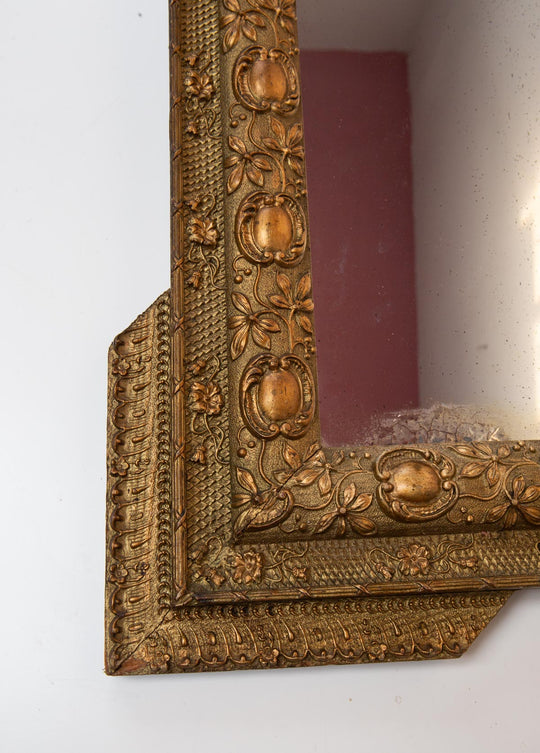 antiguo espejo francés napoleón III dorado
