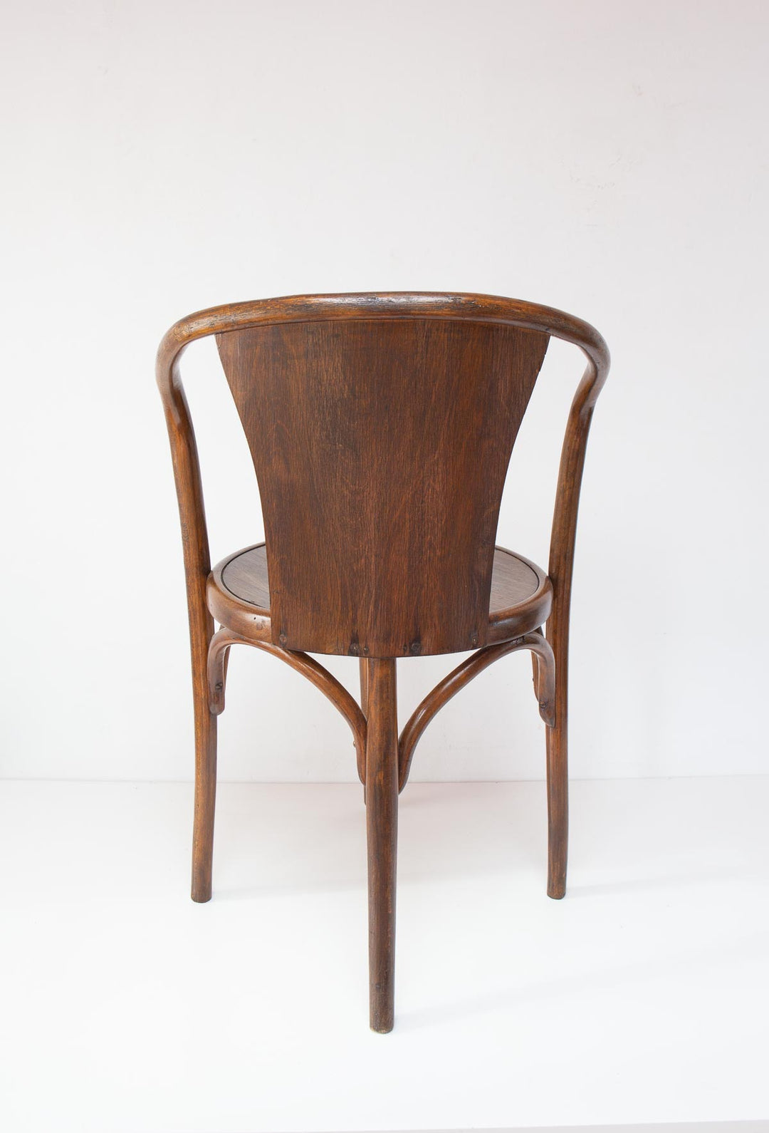 Silla bistró Fischel 15E Czechoslovakia madera c. 1930