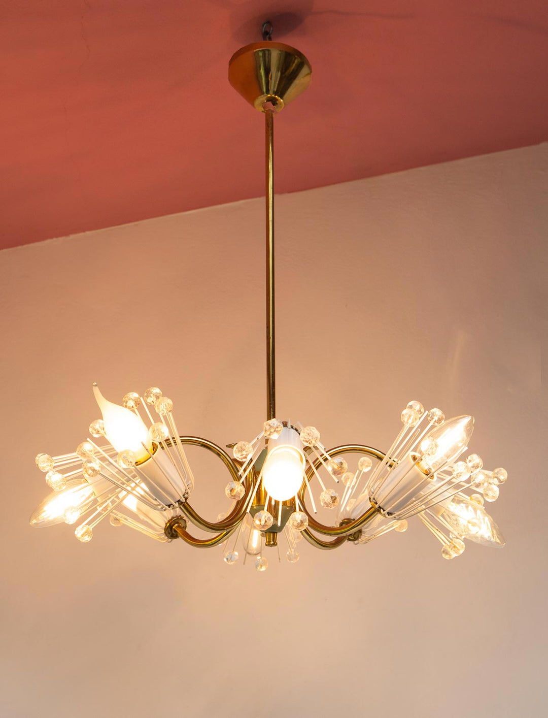 Lámpara techo años 50/60 atribuida Emil Stejnar  chandelier