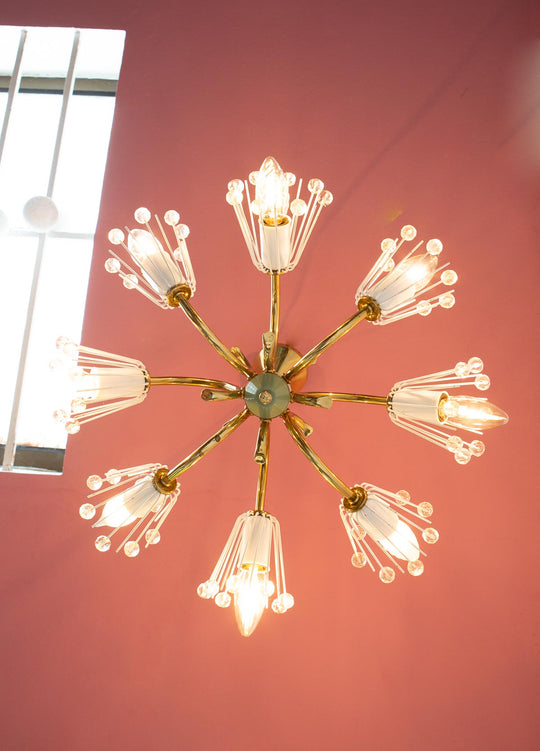 Lámpara techo años 50/60 atribuida Emil Stejnar  chandelier