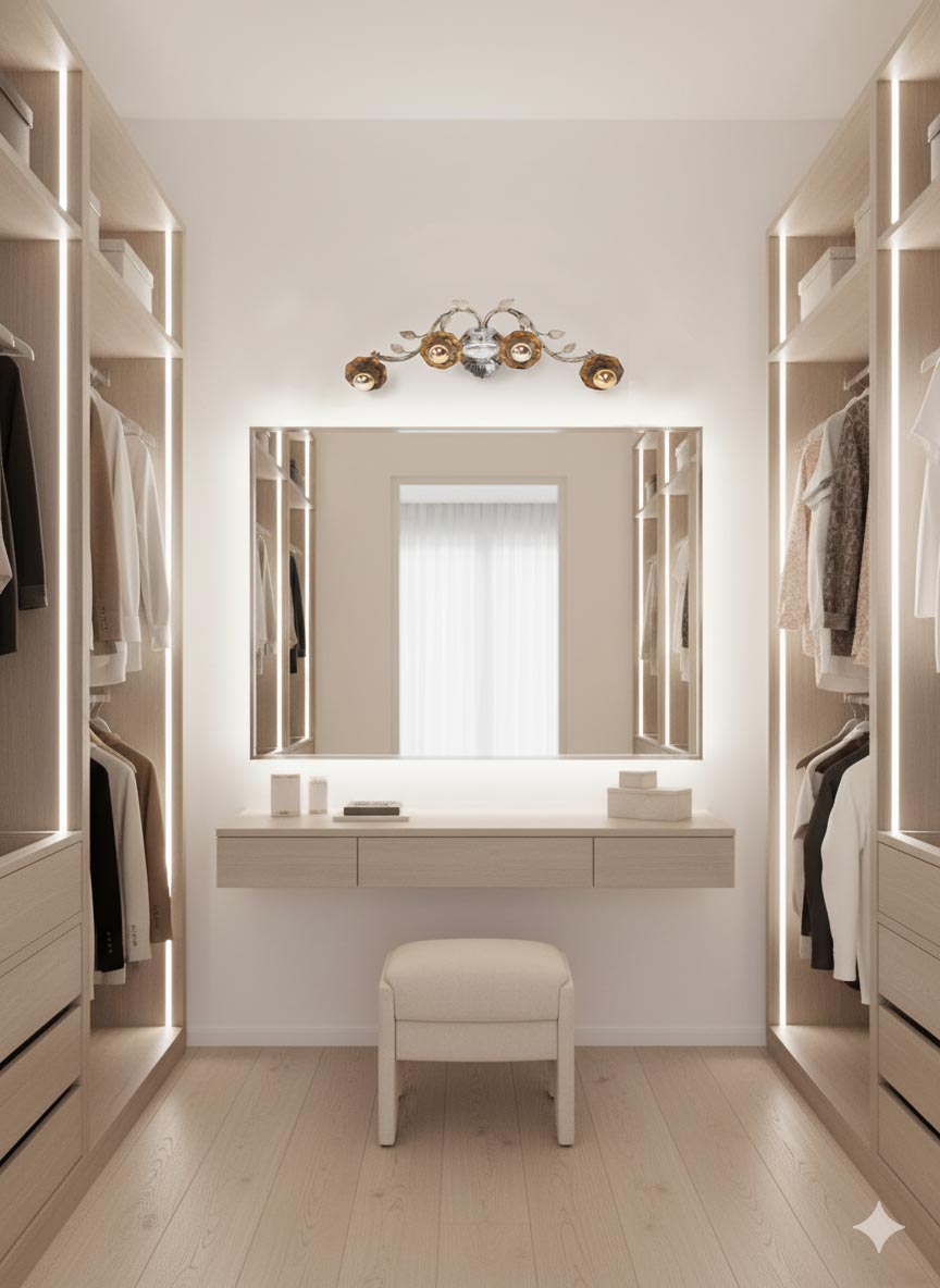 Gran aplique Banci o Maison Baguès metal plateado c. 1980 (64 cm)