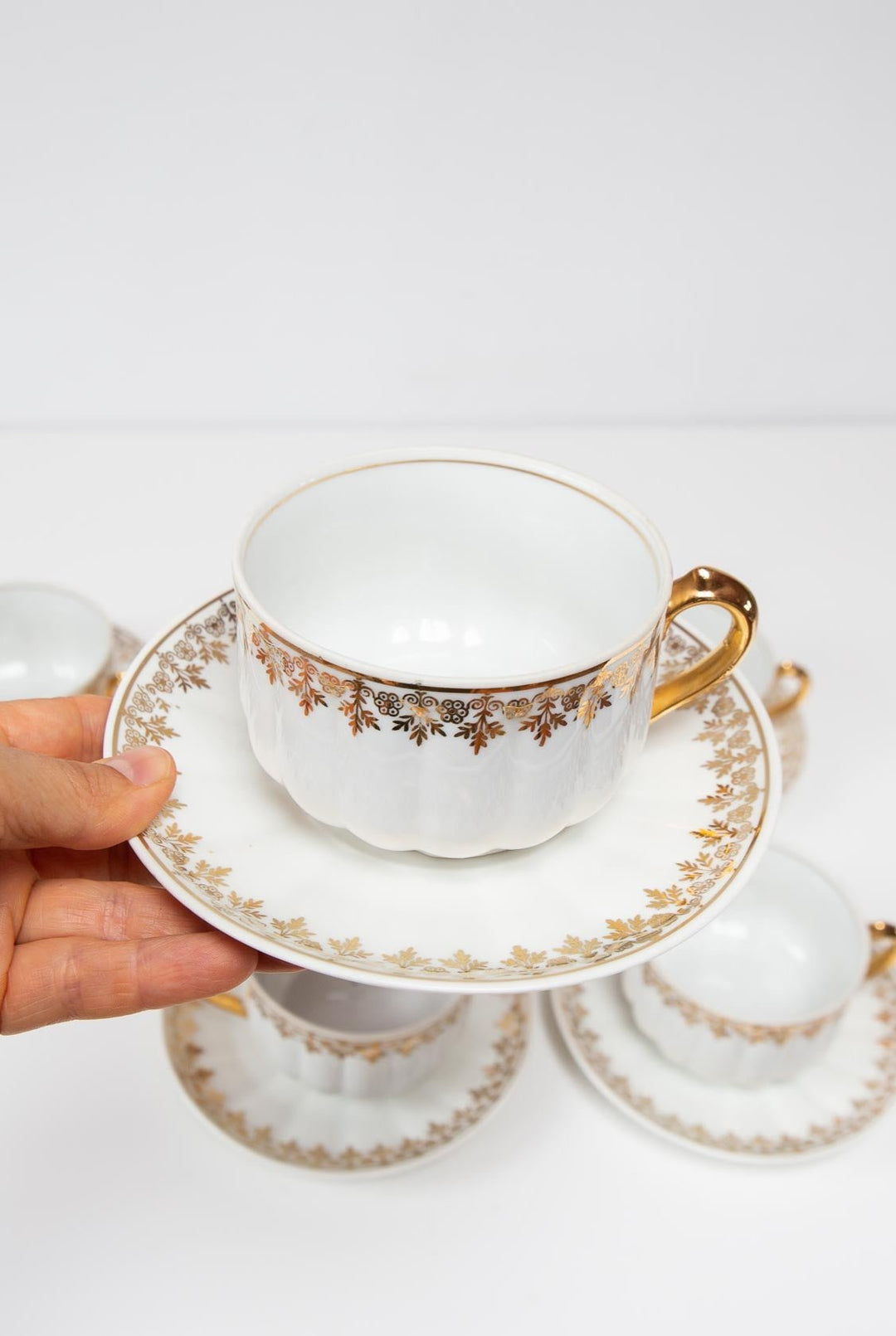 juego de té santa clara vintage spanish vintage tea cups