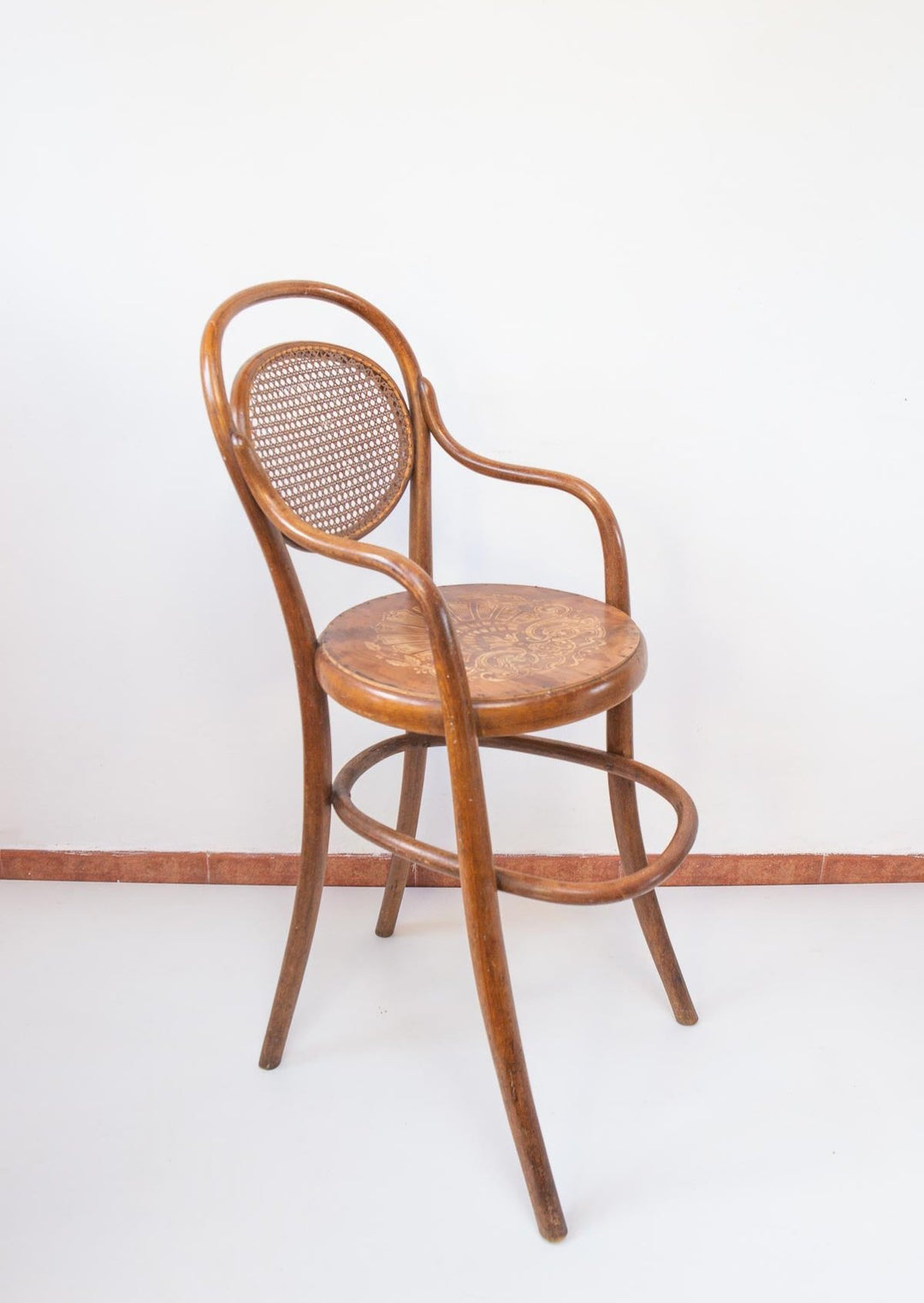 antigua trona thonet highchair